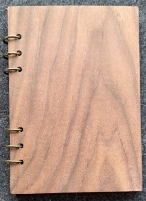 Wooden Cover Notebook "Black Walnut"