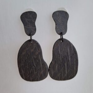 Wooden Earrings "Ebony"