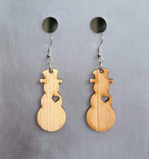 Wooden Earrings "Christmas"