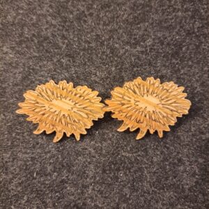 Wooden Earrings "Dandelion"